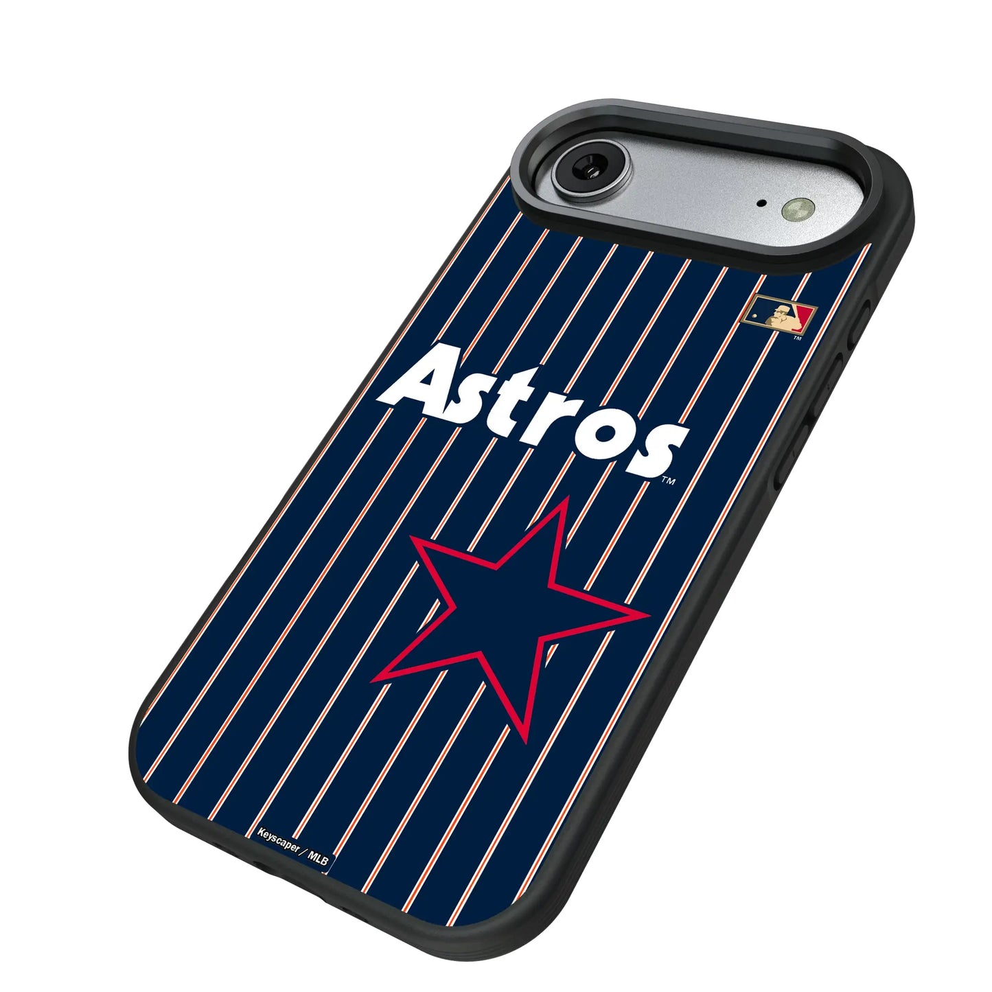 Houston Astros 1975-1981 - Cooperstown Collection Pinstripe Bump Phone Case for Apple iPhone