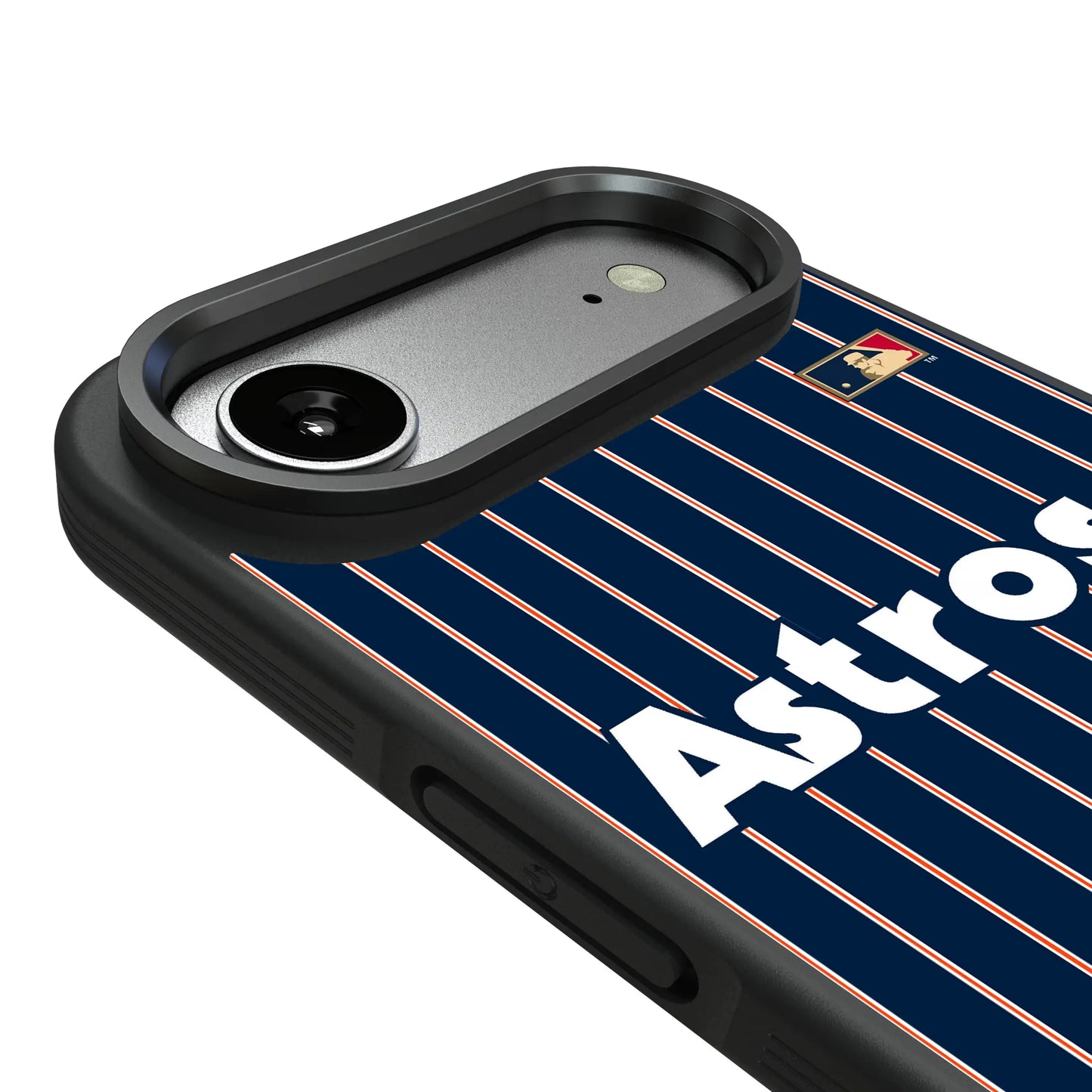 Houston Astros 1975-1981 - Cooperstown Collection Pinstripe Bump Phone Case for Apple iPhone