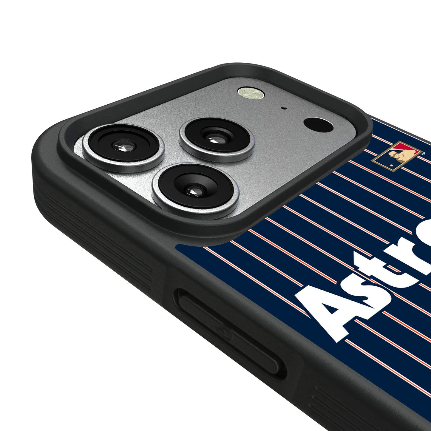 Houston Astros 1975-1981 - Cooperstown Collection Pinstripe Bump Phone Case for Apple iPhone