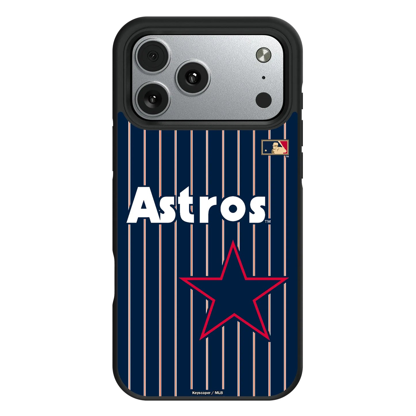 Houston Astros 1975-1981 - Cooperstown Collection Pinstripe Bump Phone Case for Apple iPhone