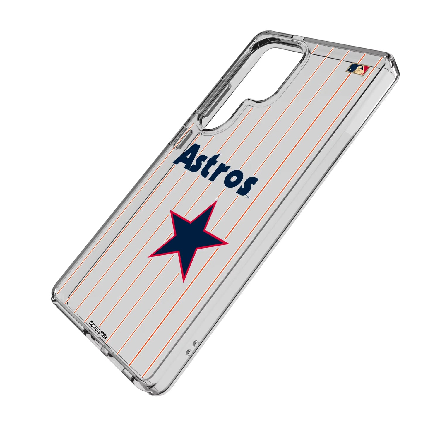 Houston Astros 1975-1981 - Cooperstown Collection Pinstripe Clear Phone Case for Samsung Galaxy