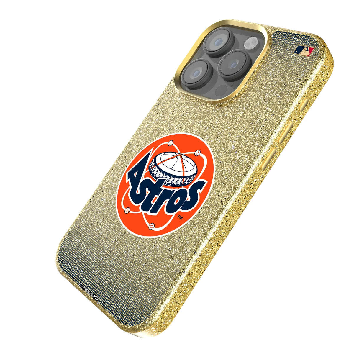 Houston Astros 1977-1993 - Cooperstown Collection Linen Bling Phone Case for Apple iPhone