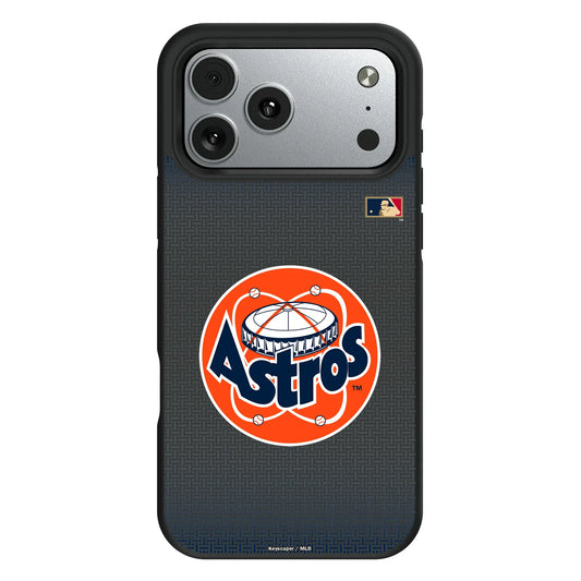 Houston Astros 1977-1993 - Cooperstown Collection Linen Bump Phone Case for Apple iPhone