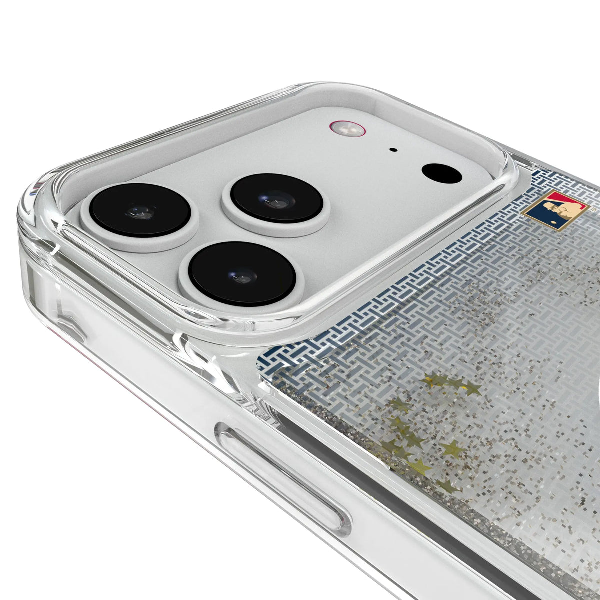 Houston Astros 1977-1993 - Cooperstown Collection Linen Glitter Phone Case for Apple iPhone