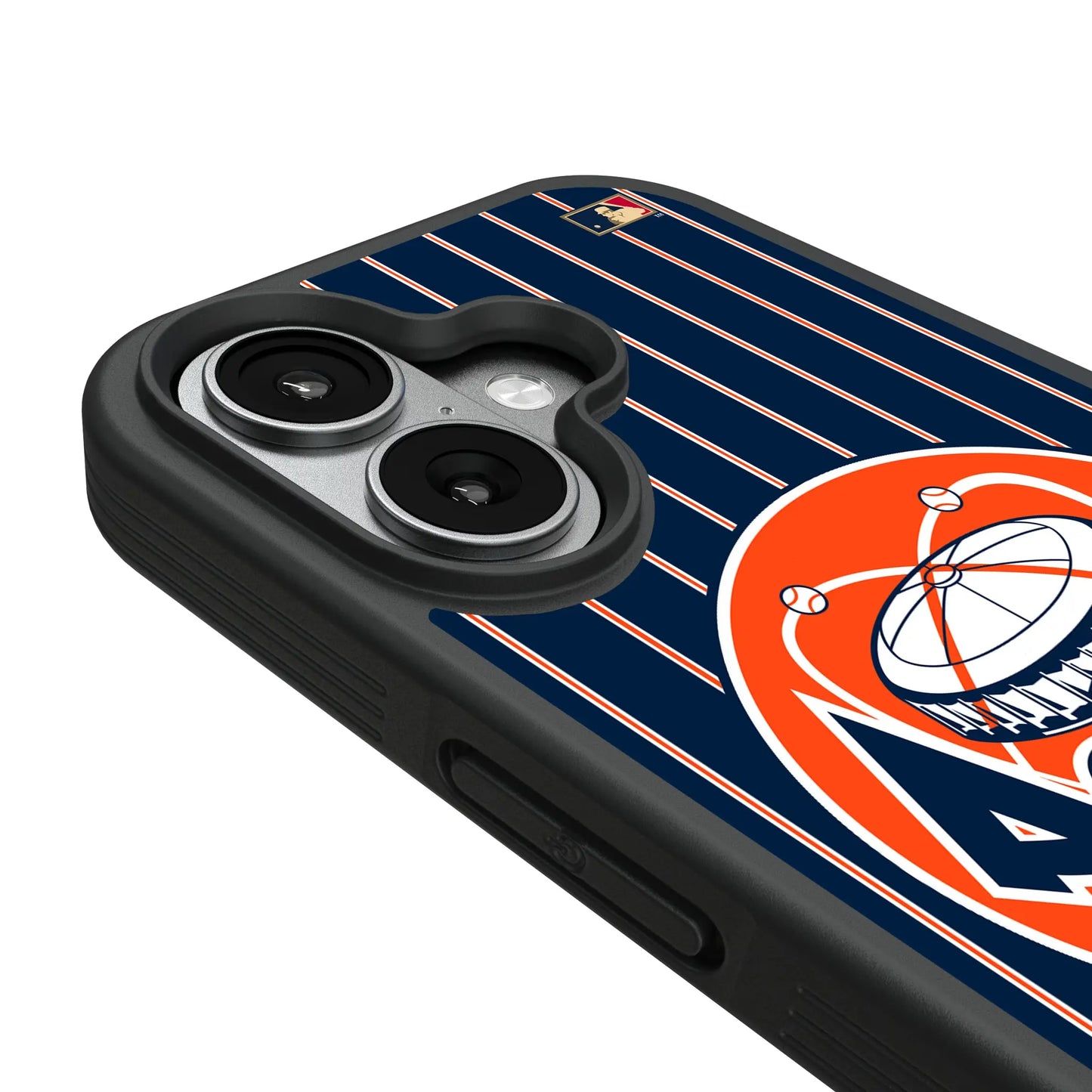 Houston Astros 1977-1993 - Cooperstown Collection Pinstripe Bump Phone Case for Apple iPhone