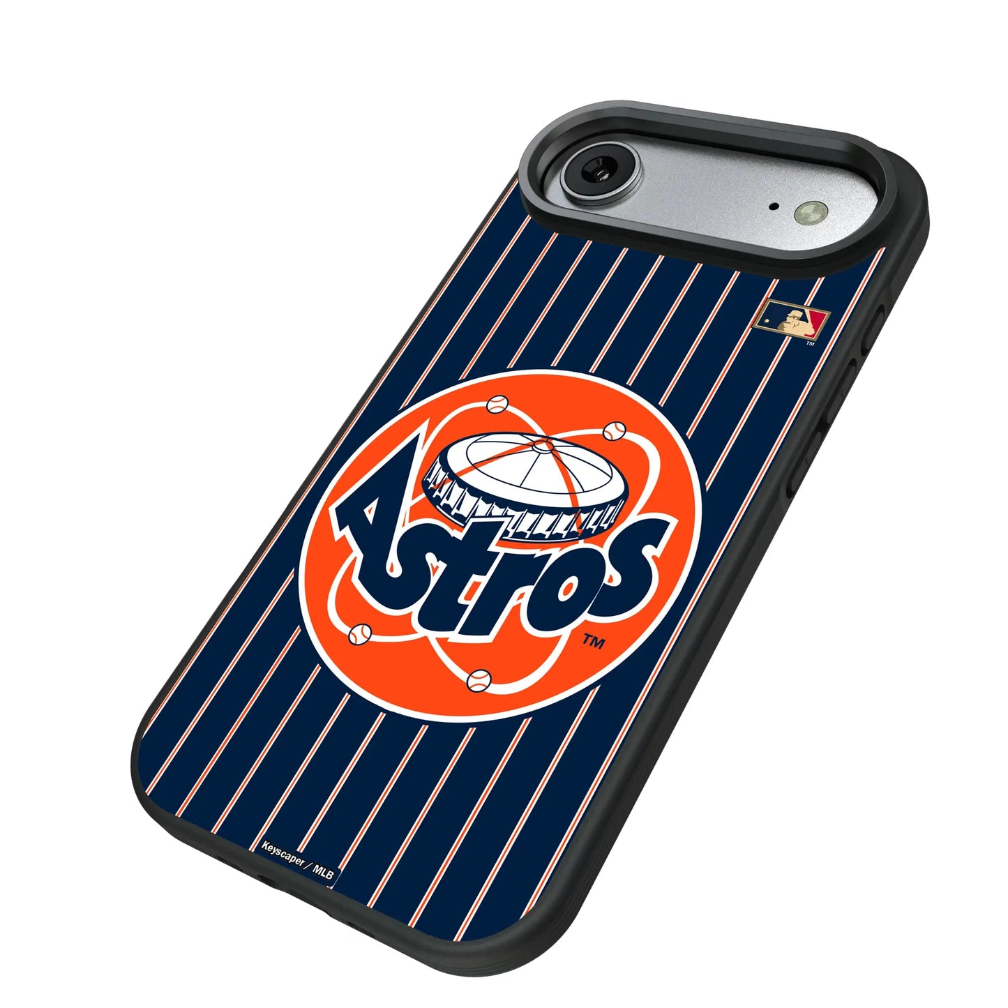 Houston Astros 1977-1993 - Cooperstown Collection Pinstripe Bump Phone Case for Apple iPhone