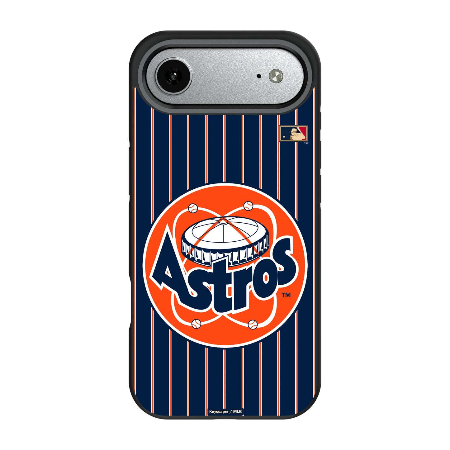 Houston Astros 1977-1993 - Cooperstown Collection Pinstripe Bump Phone Case for Apple iPhone