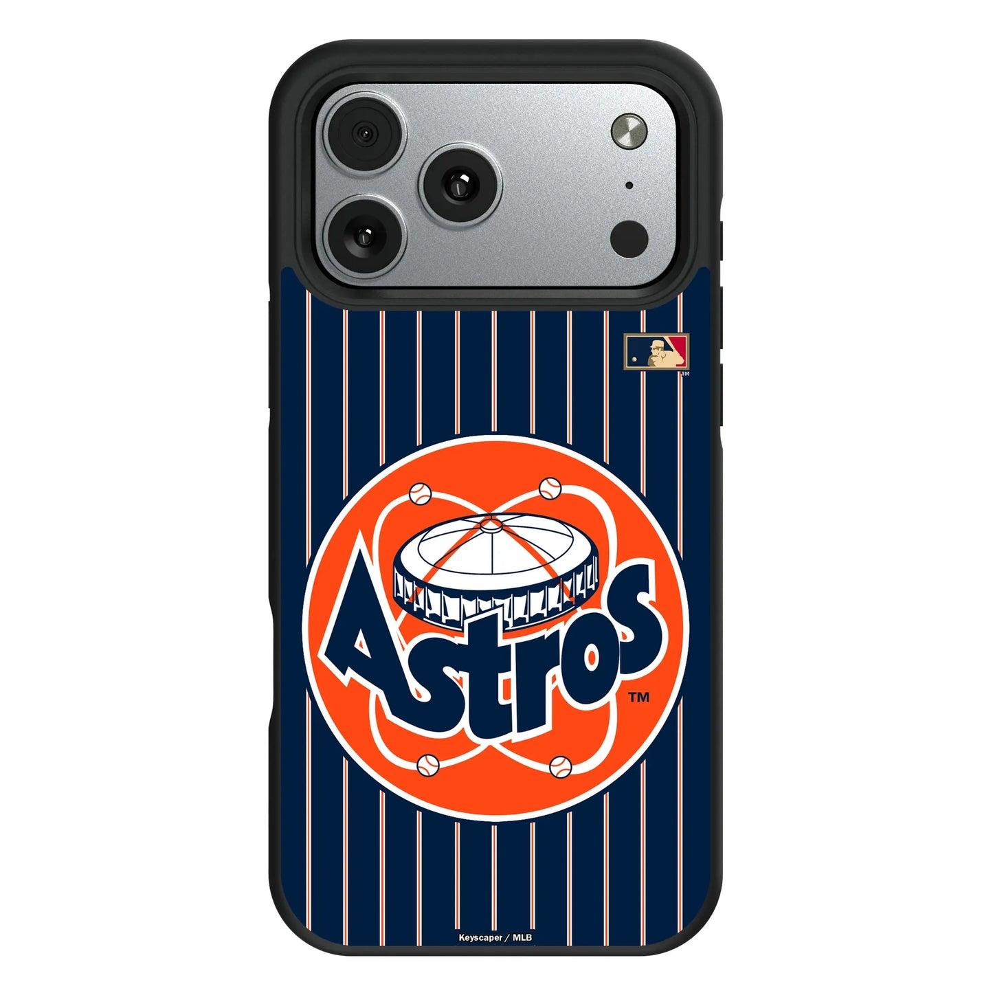 Houston Astros 1977-1993 - Cooperstown Collection Pinstripe Bump Phone Case for Apple iPhone