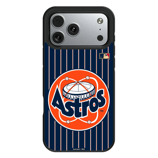 Houston Astros 1977-1993 - Cooperstown Collection Pinstripe Bump Phone Case for Apple iPhone