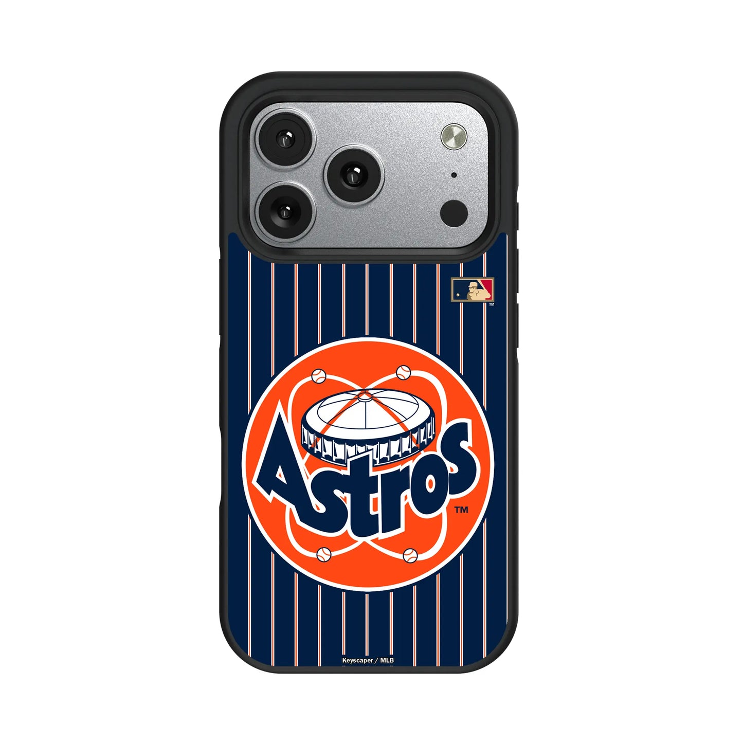 Houston Astros 1977-1993 - Cooperstown Collection Pinstripe Bump Phone Case for Apple iPhone