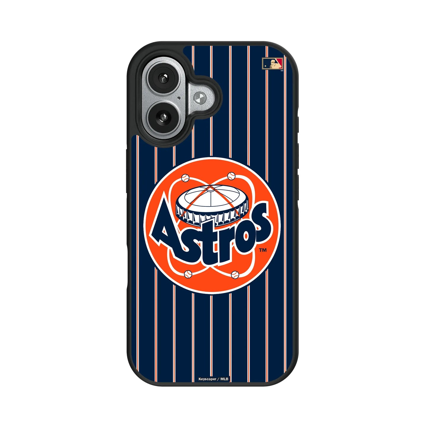 Houston Astros 1977-1993 - Cooperstown Collection Pinstripe Bump Phone Case for Apple iPhone