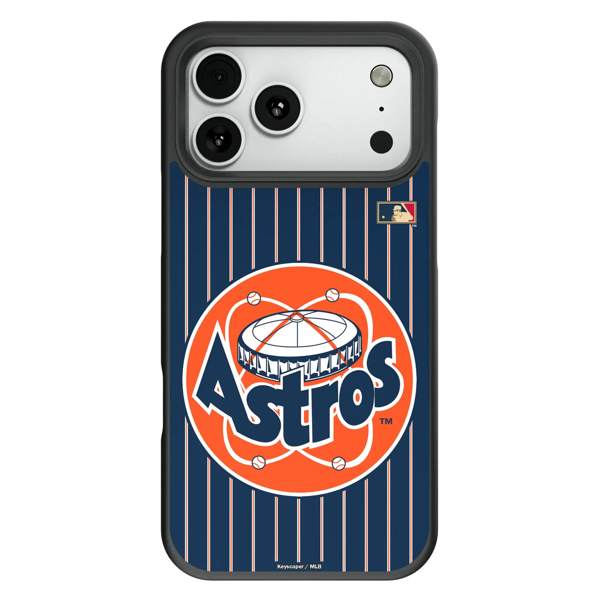Houston Astros 1977-1993 - Cooperstown Collection Pinstripe Bump Phone Case for Apple iPhone
