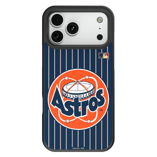 Houston Astros 1977-1993 - Cooperstown Collection Pinstripe Bump Phone Case for Apple iPhone