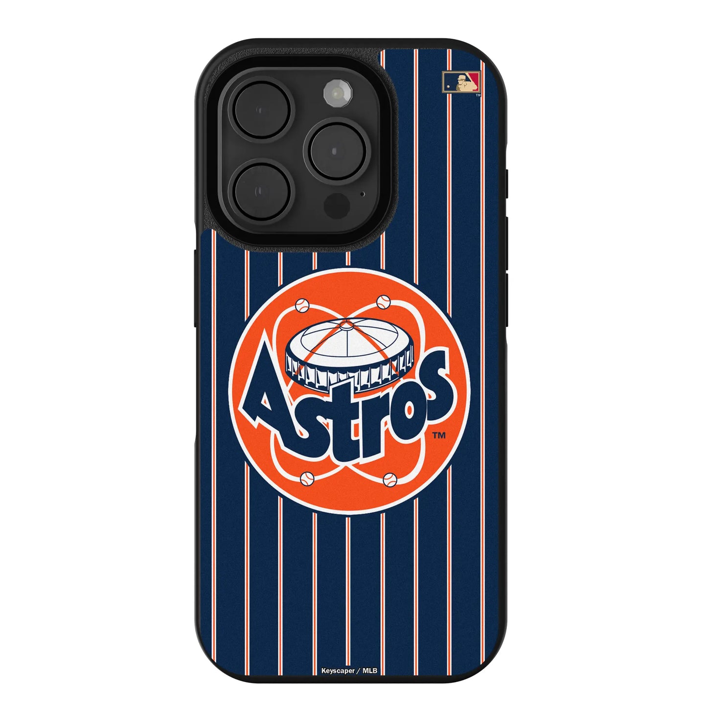 Houston Astros 1977-1993 - Cooperstown Collection Pinstripe Bump Phone Case for Apple iPhone