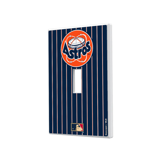 Houston Astros 1977-1993 - Cooperstown Collection Pinstripe Hidden-Screw Light Switch Plate