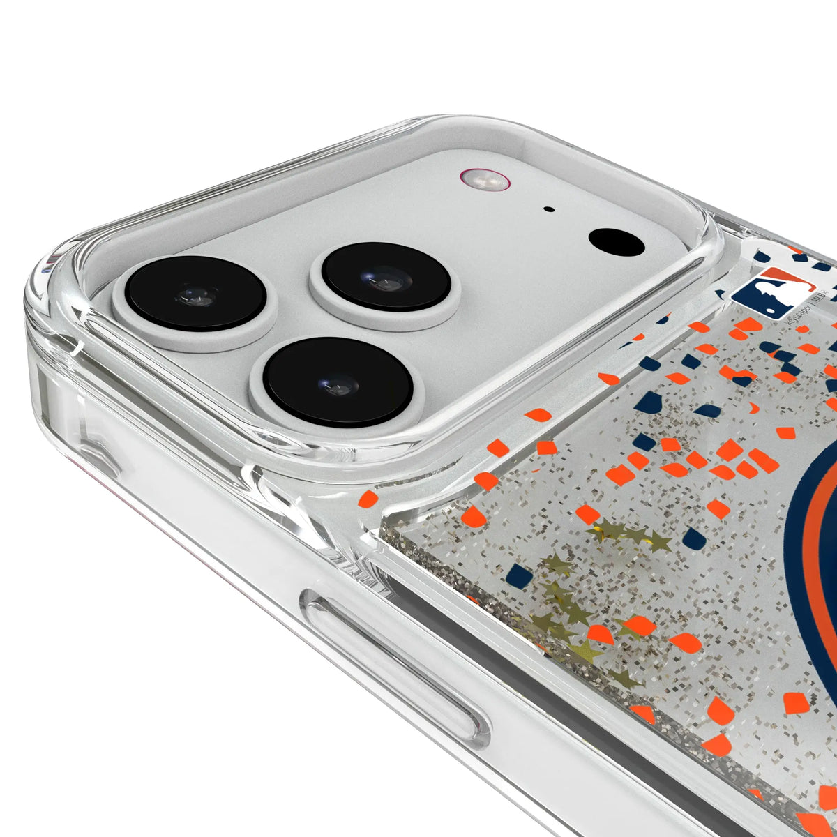 Houston Astros Confetti Glitter Phone Case for Apple iPhone