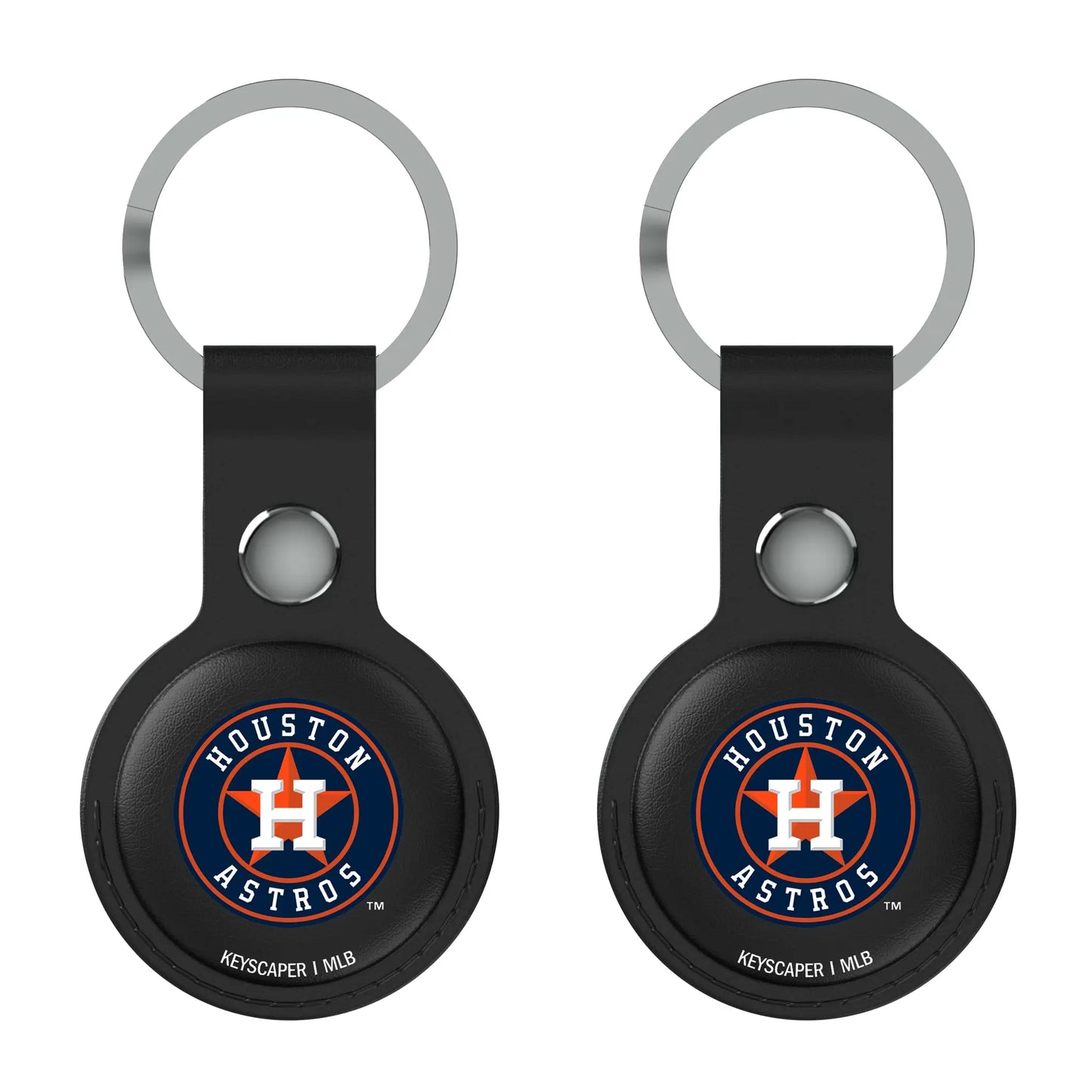 Houston Astros Insignia Black Airtag Holder 2-Pack