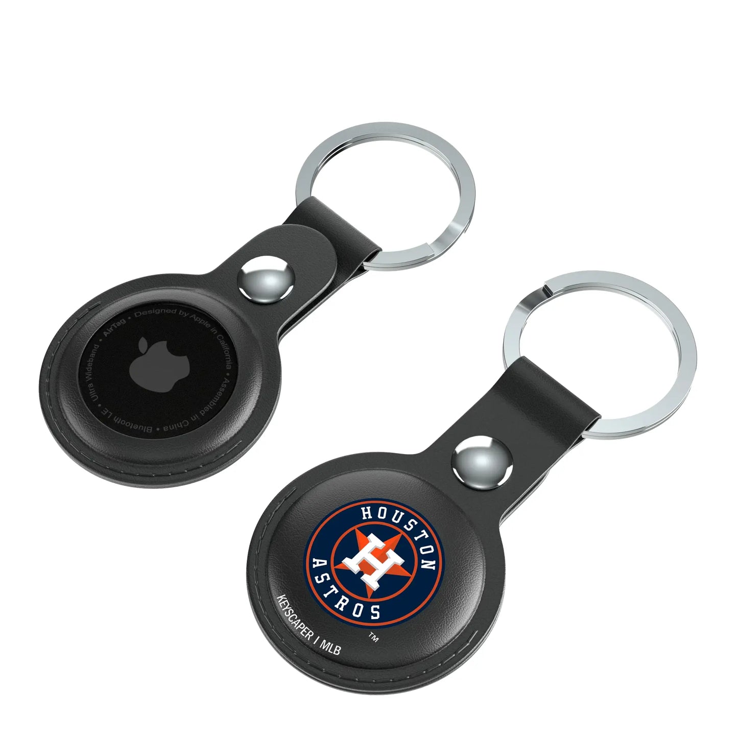 Houston Astros Insignia Black Airtag Holder 2-Pack