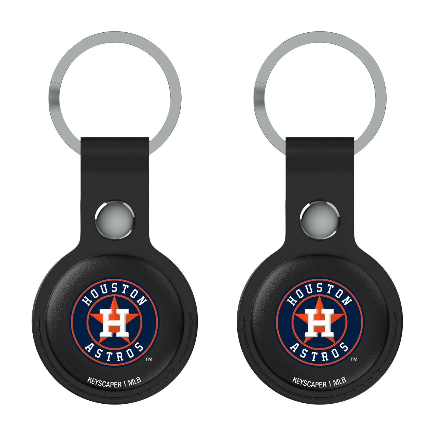 Houston Astros Insignia Black Airtag Holder 2-Pack