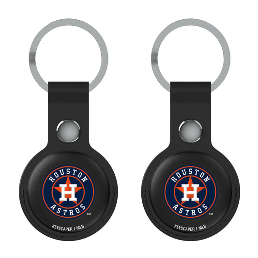 Houston Astros Insignia Black Airtag Holder 2-Pack