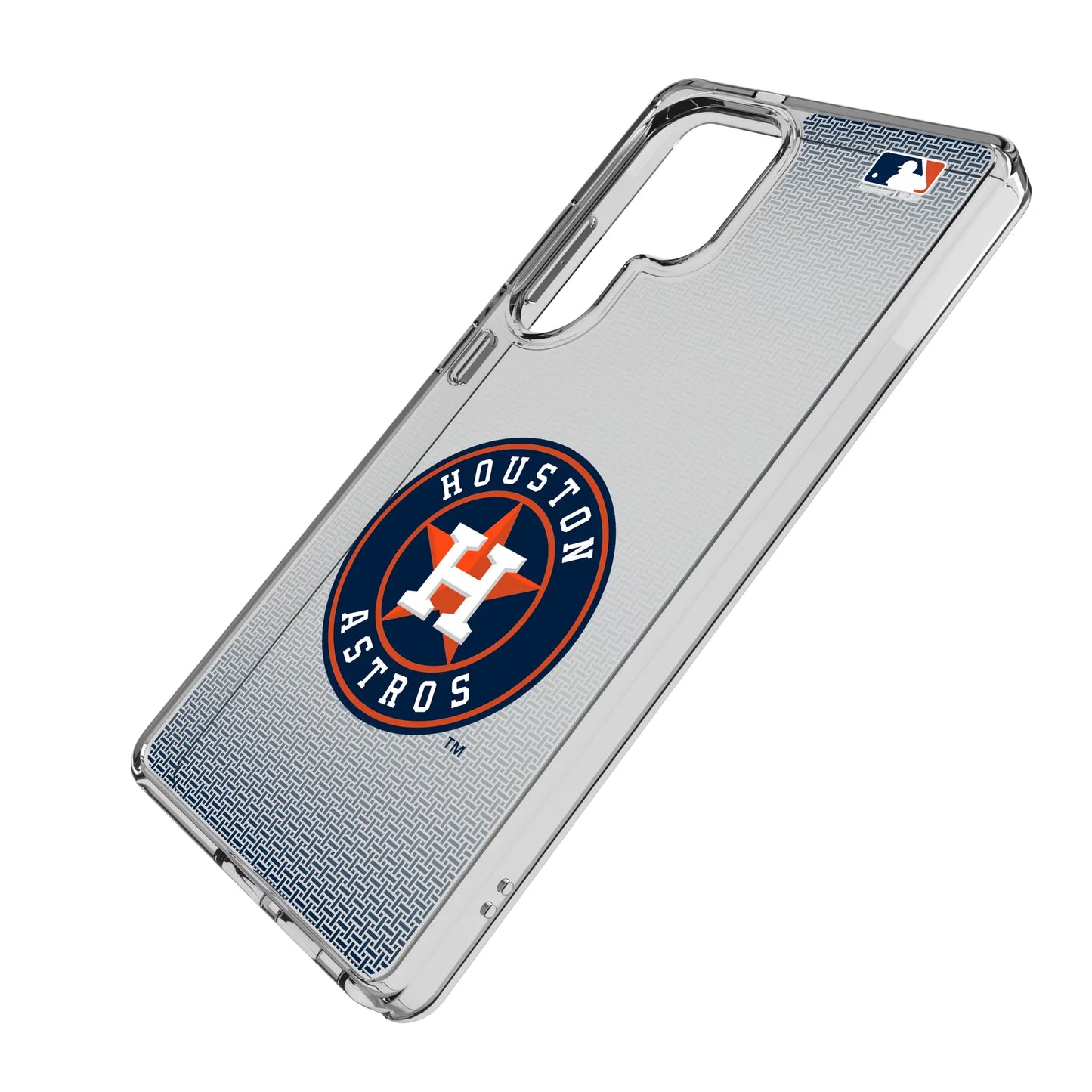 Houston Astros Linen Clear Phone Case for Samsung Galaxy
