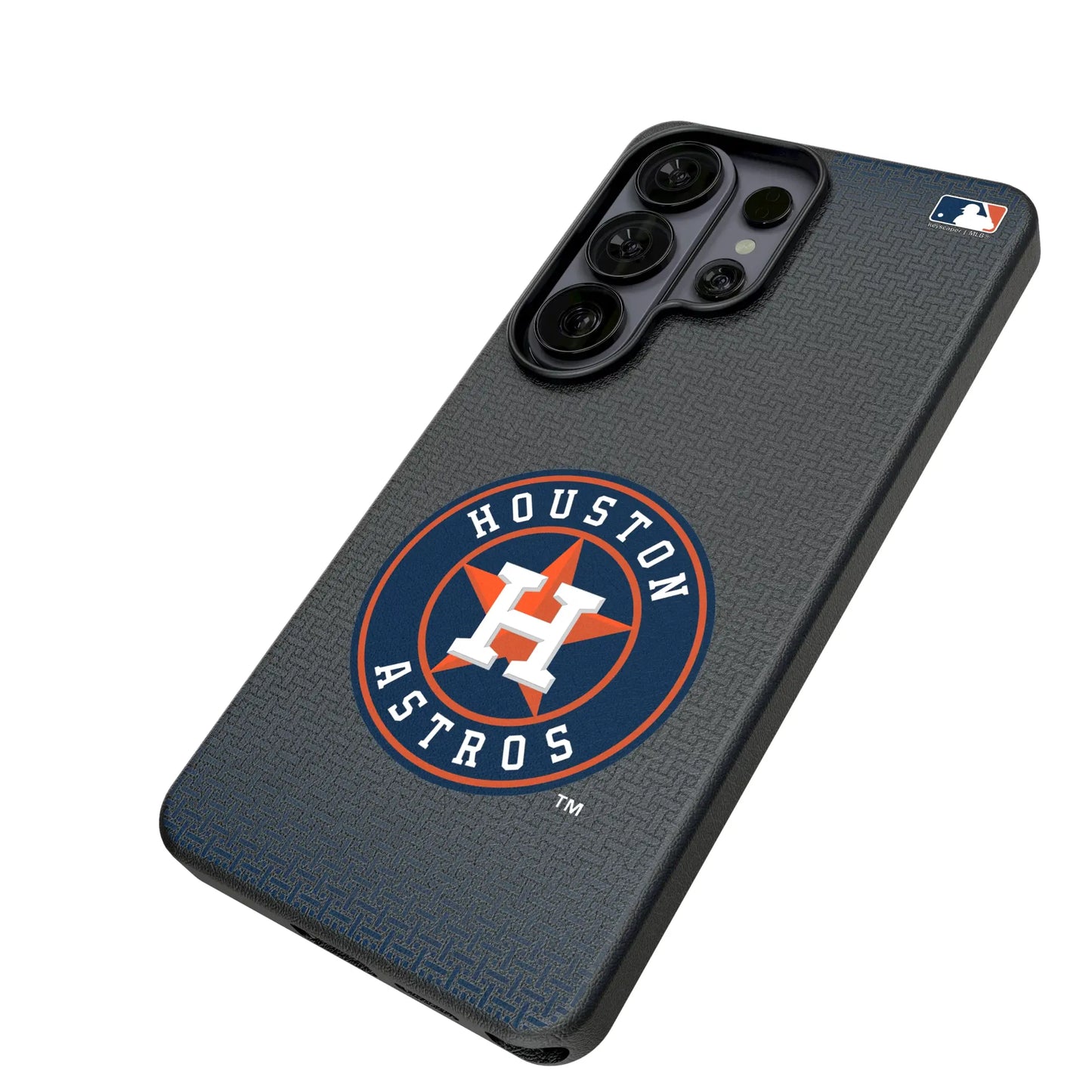 Houston Astros Linen MagSafe Compatible Phone Case for Samsung Galaxy
