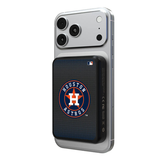 Houston Astros Linen Wireless Mag Power Bank