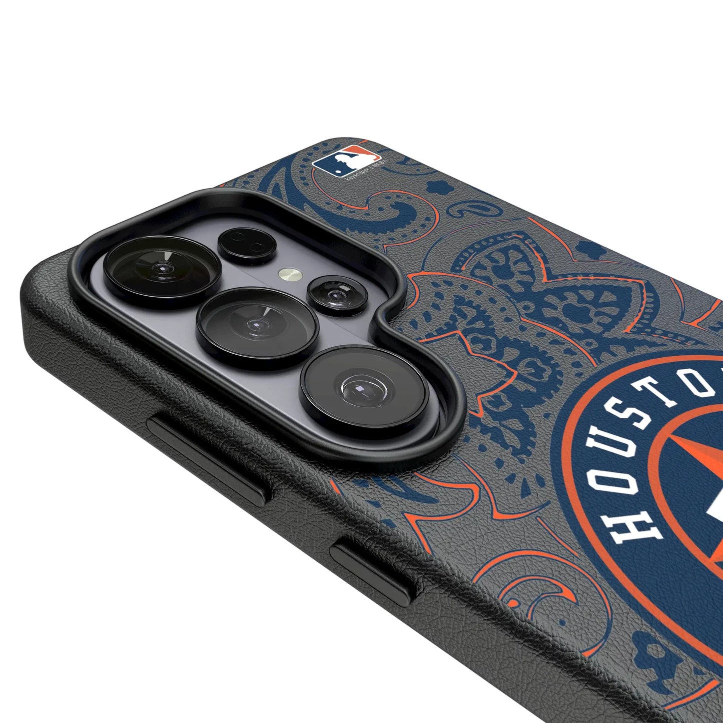 Houston Astros Paisley MagSafe Compatible Phone Case for Samsung Galaxy