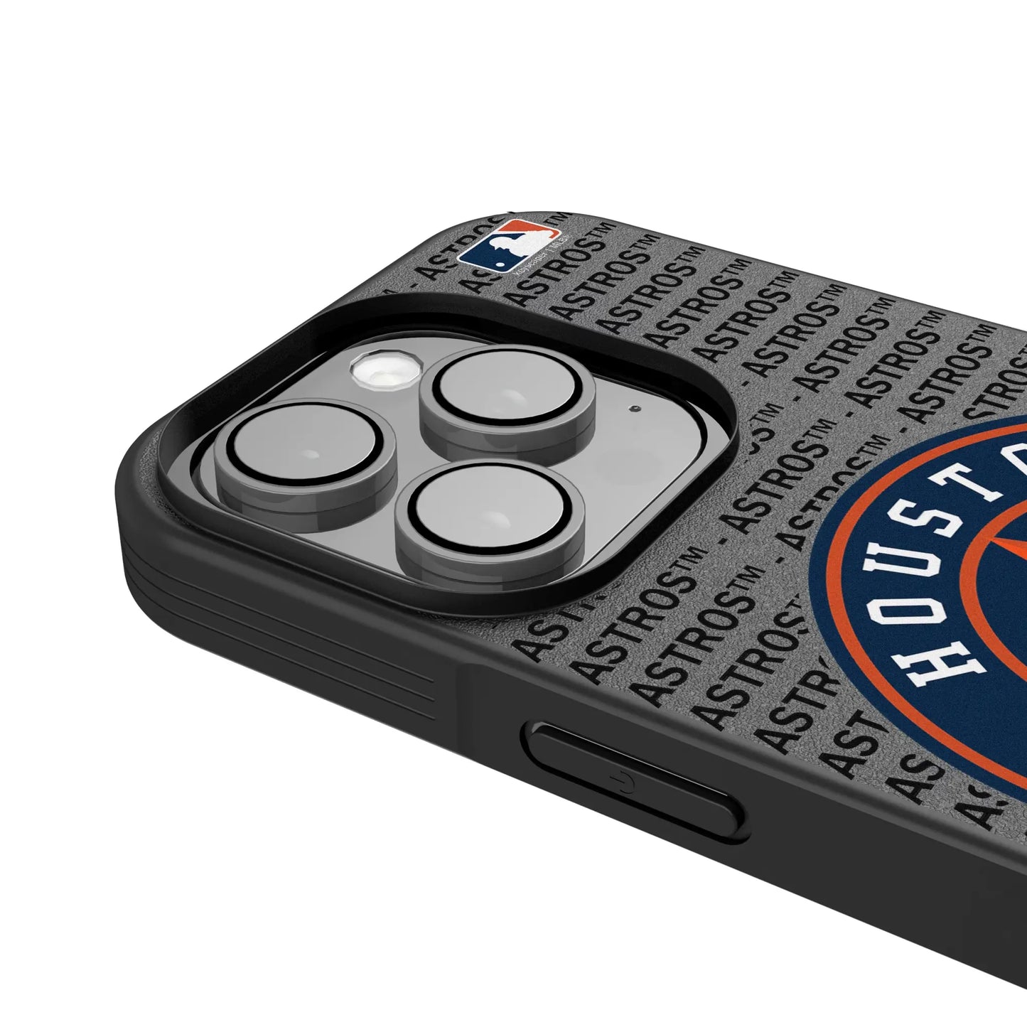 Houston Astros Text Backdrop Bump Phone Case for Apple iPhone