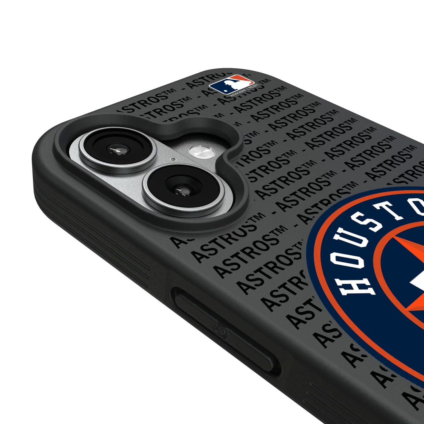 Houston Astros Text Backdrop Bump Phone Case for Apple iPhone