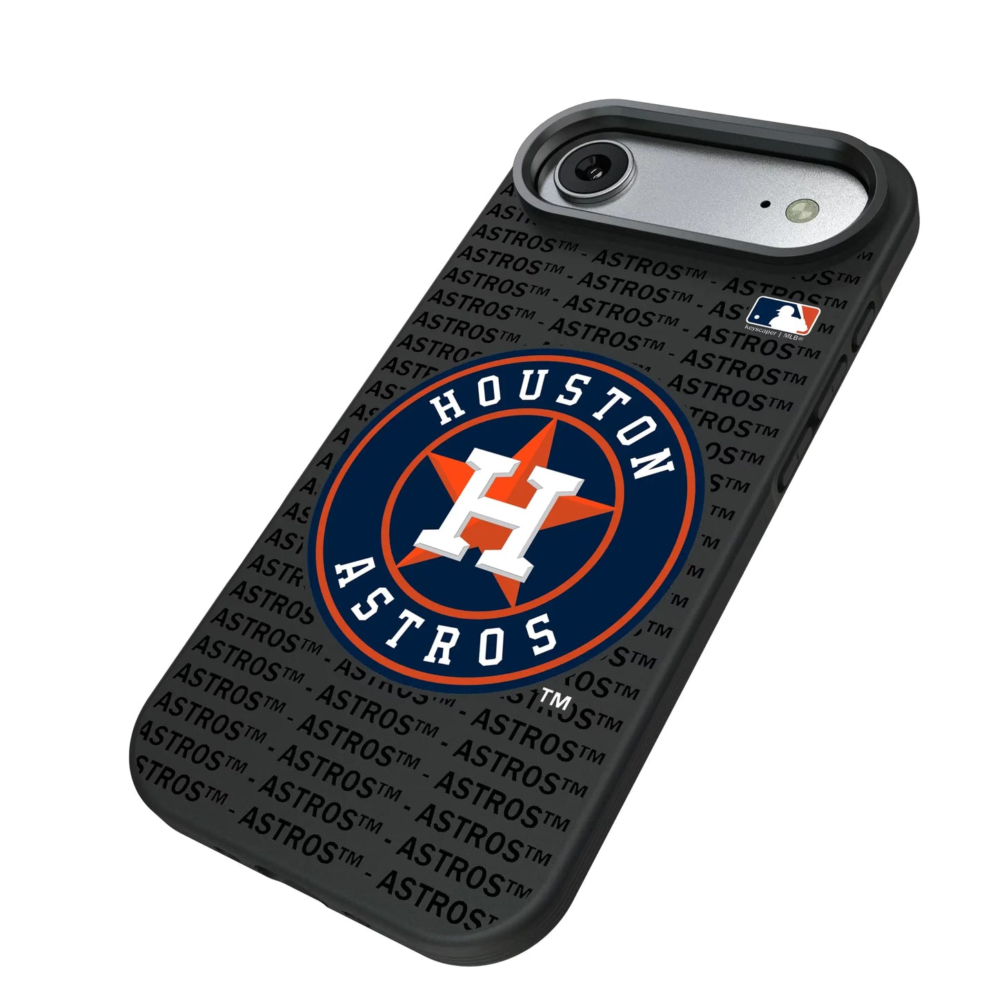 Houston Astros Text Backdrop Bump Phone Case for Apple iPhone