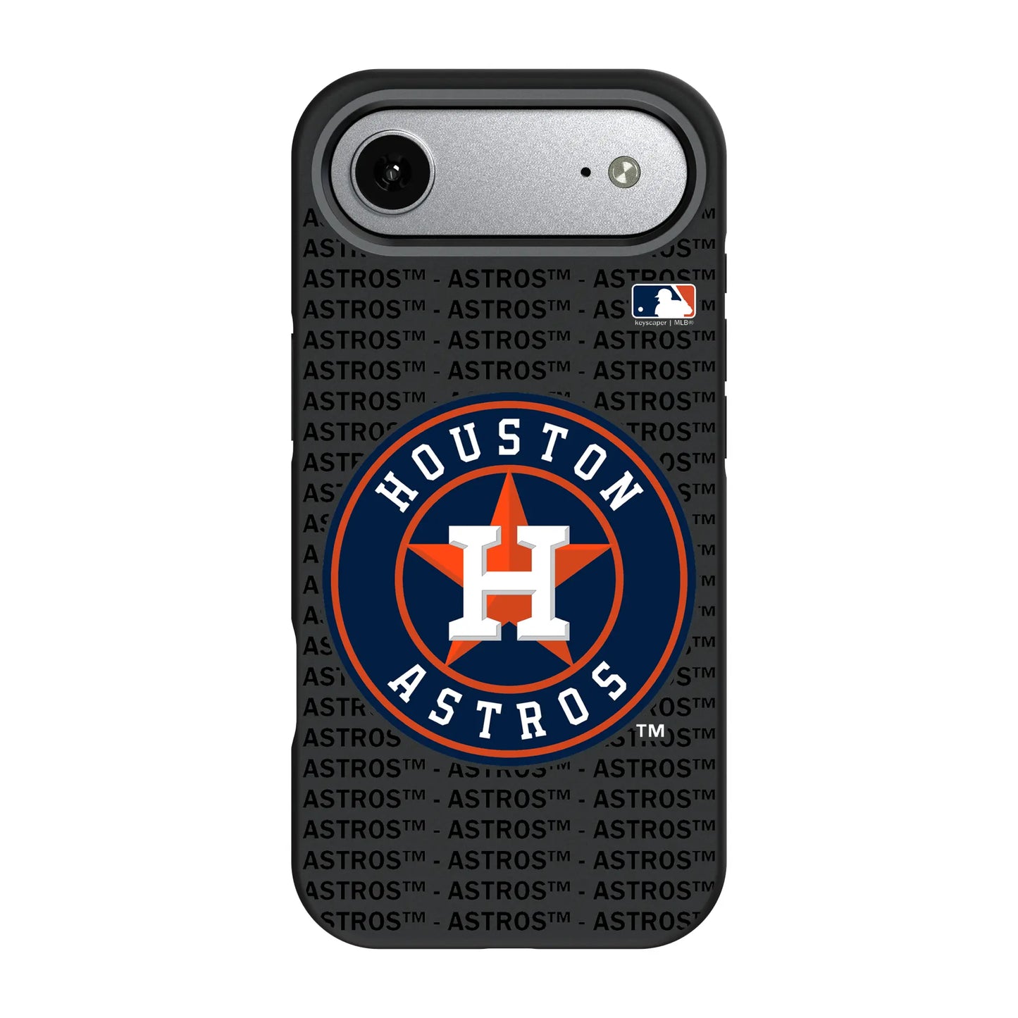 Houston Astros Text Backdrop Bump Phone Case for Apple iPhone