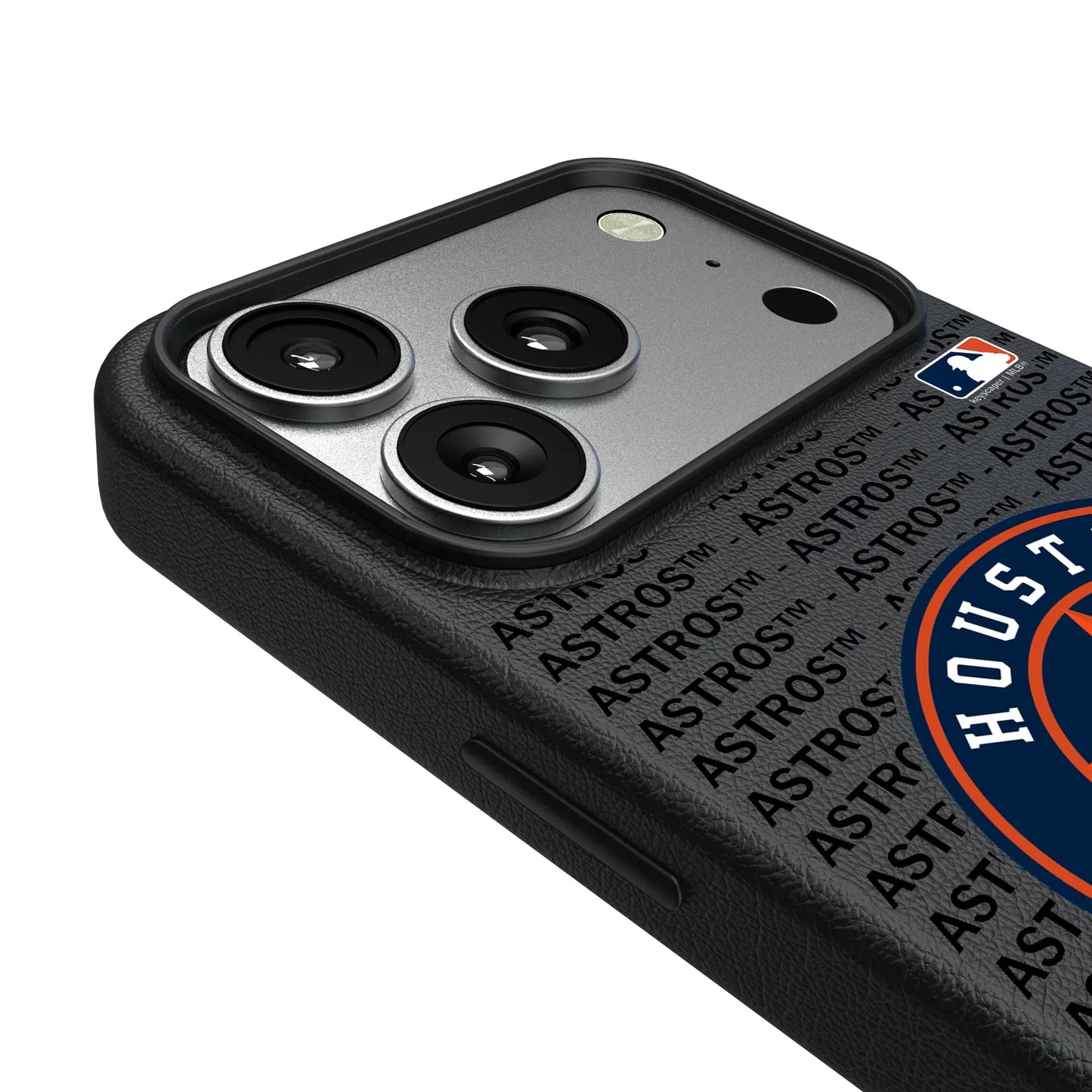 Houston Astros Text Backdrop MagSafe Compatible Phone Case for Apple iPhone