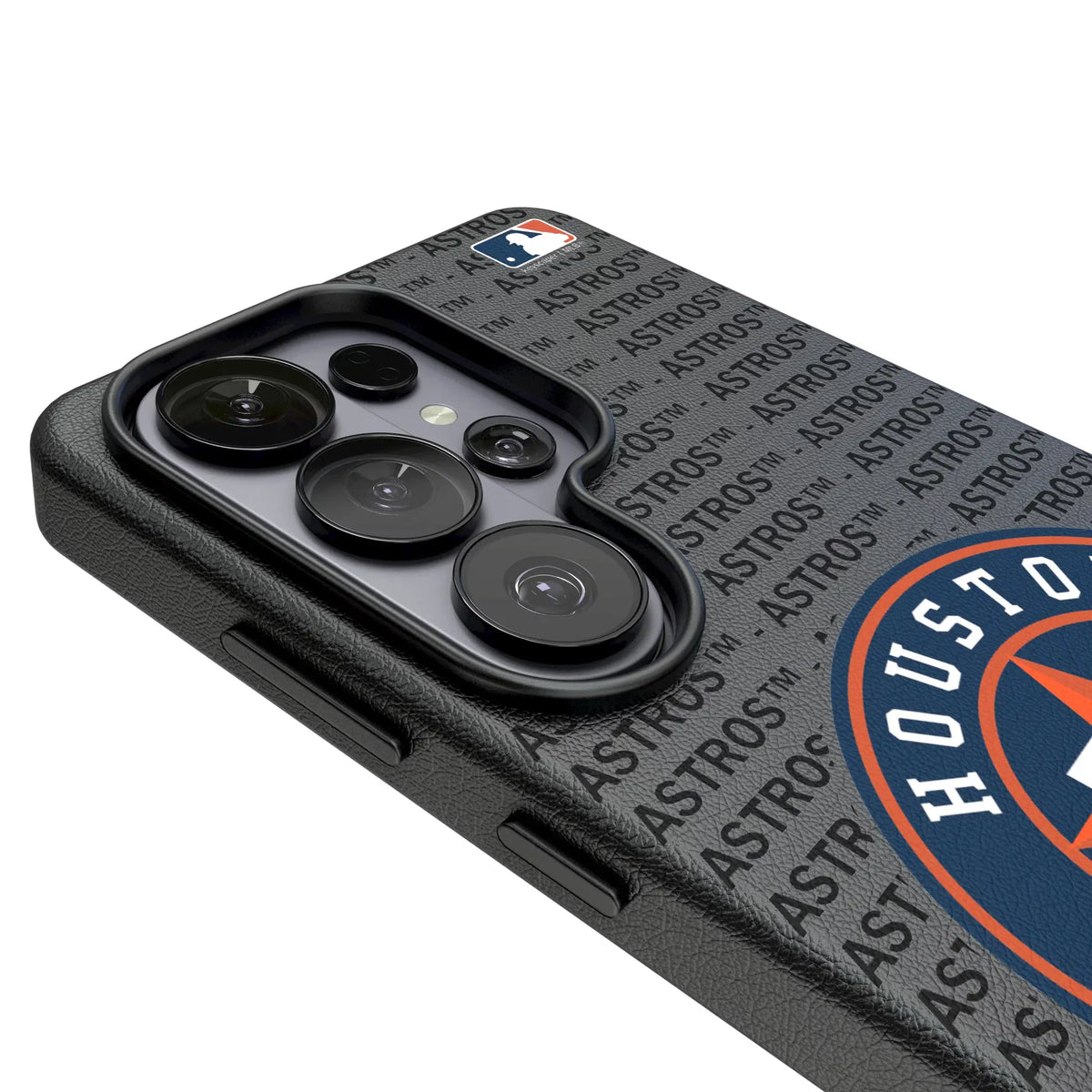 Houston Astros Text Backdrop MagSafe Compatible Phone Case for Samsung Galaxy