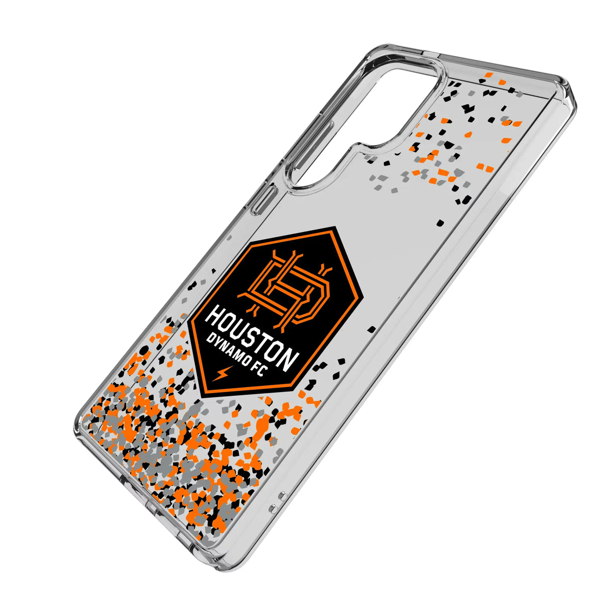 Houston Dynamo Confetti Clear Phone Case for Samsung Galaxy