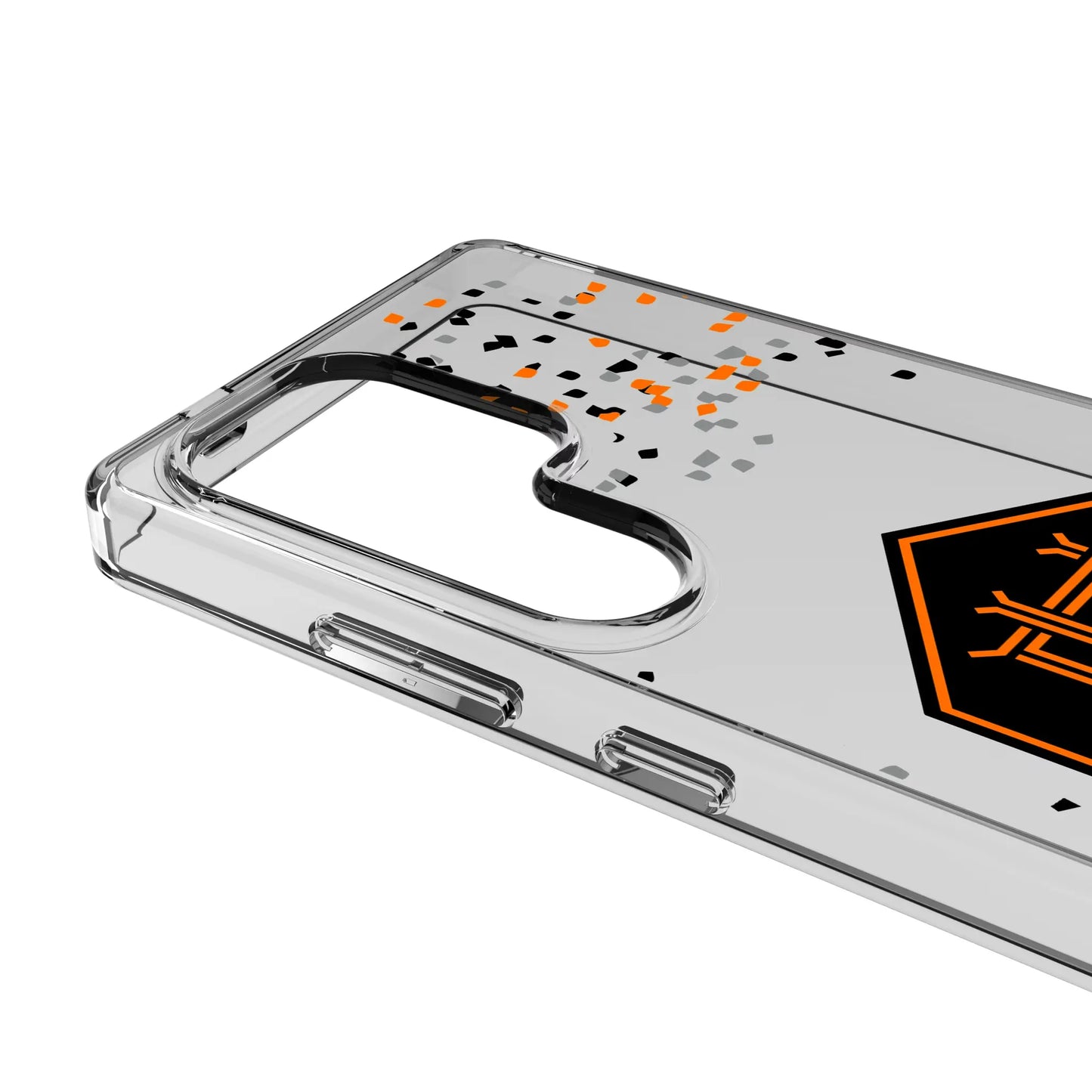 Houston Dynamo Confetti Clear Phone Case for Samsung Galaxy