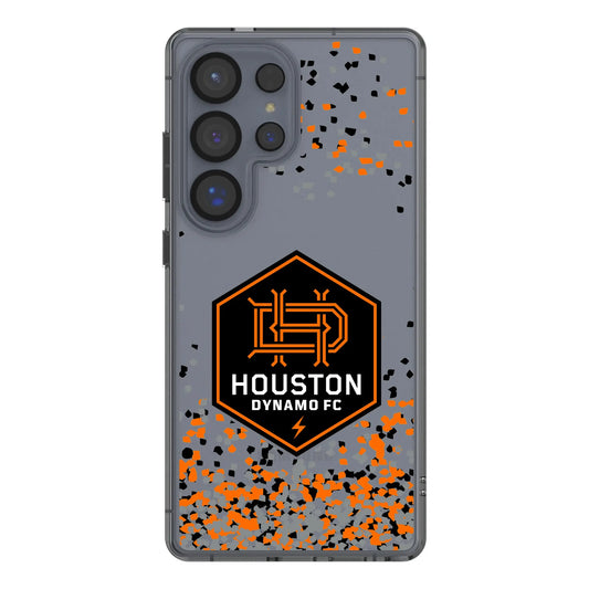 Houston Dynamo Confetti Clear Phone Case for Samsung Galaxy