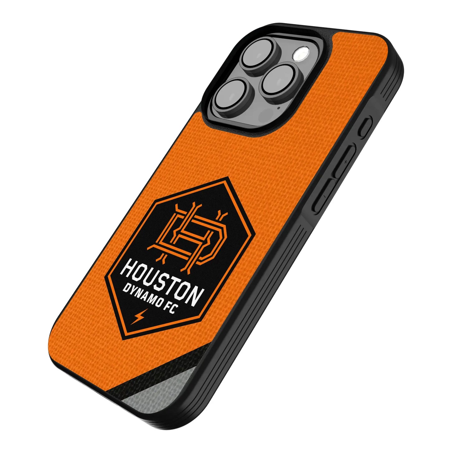 Houston Dynamo Diagonal Stripe Bump Phone Case for Apple iPhone