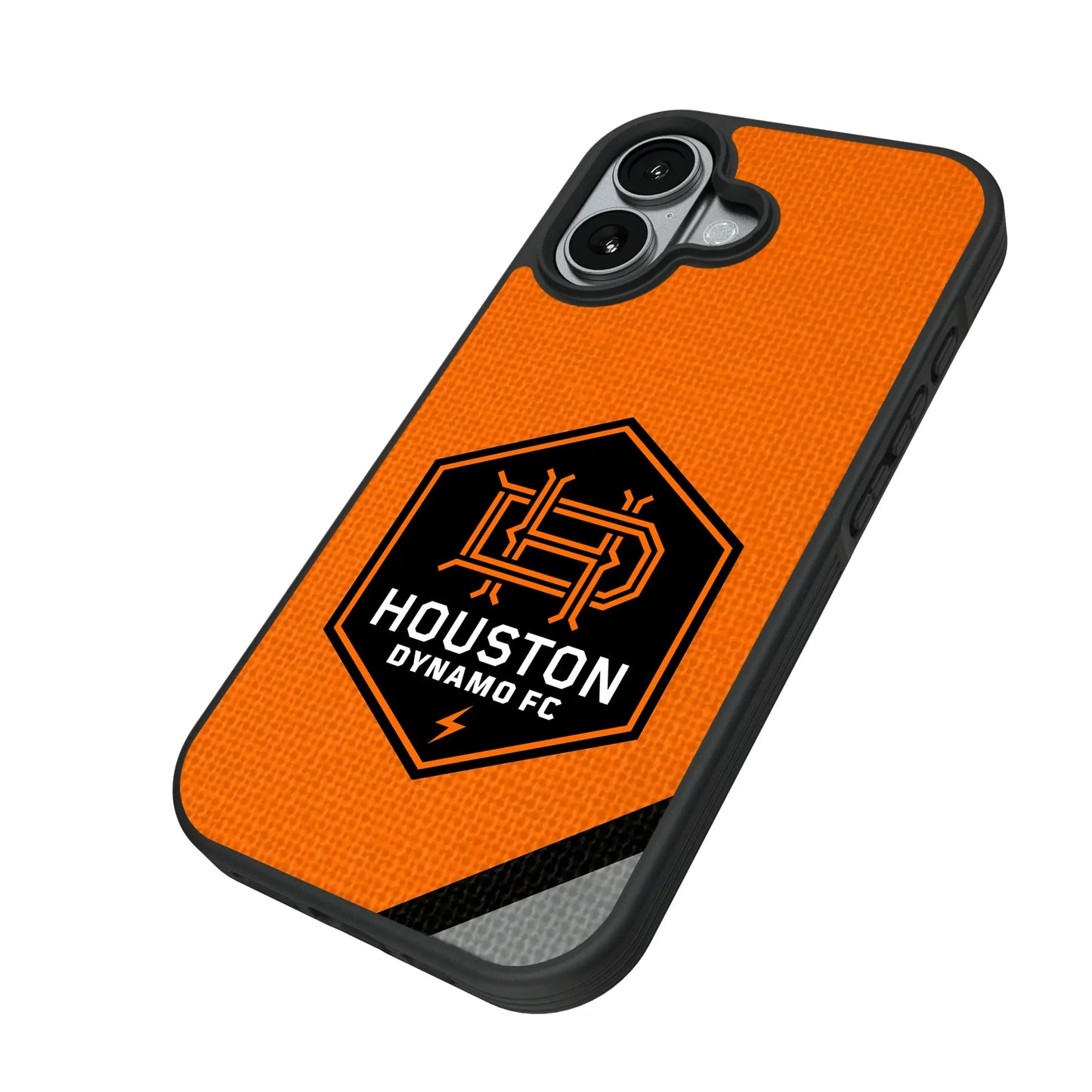 Houston Dynamo Diagonal Stripe Bump Phone Case for Apple iPhone