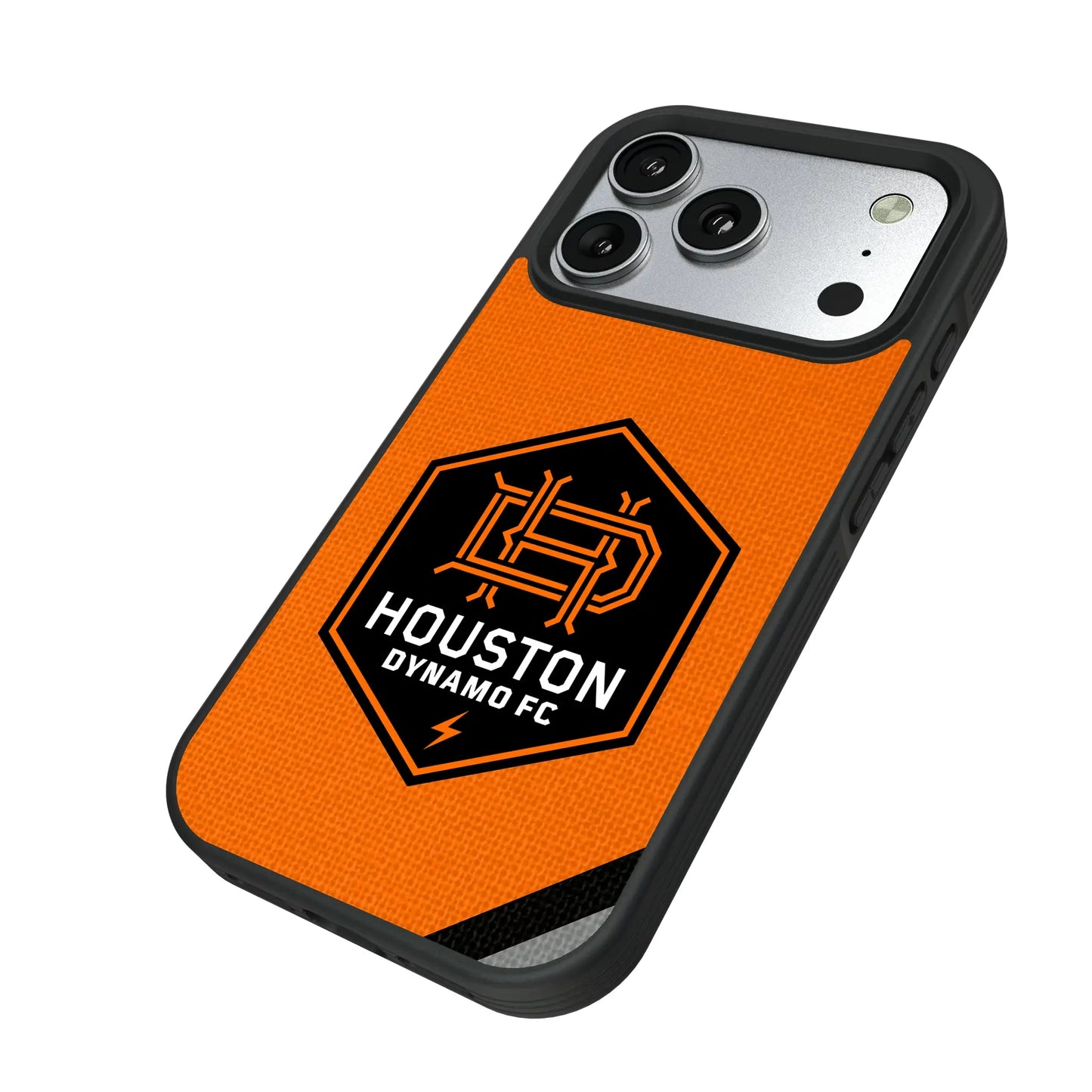 Houston Dynamo Diagonal Stripe Bump Phone Case for Apple iPhone