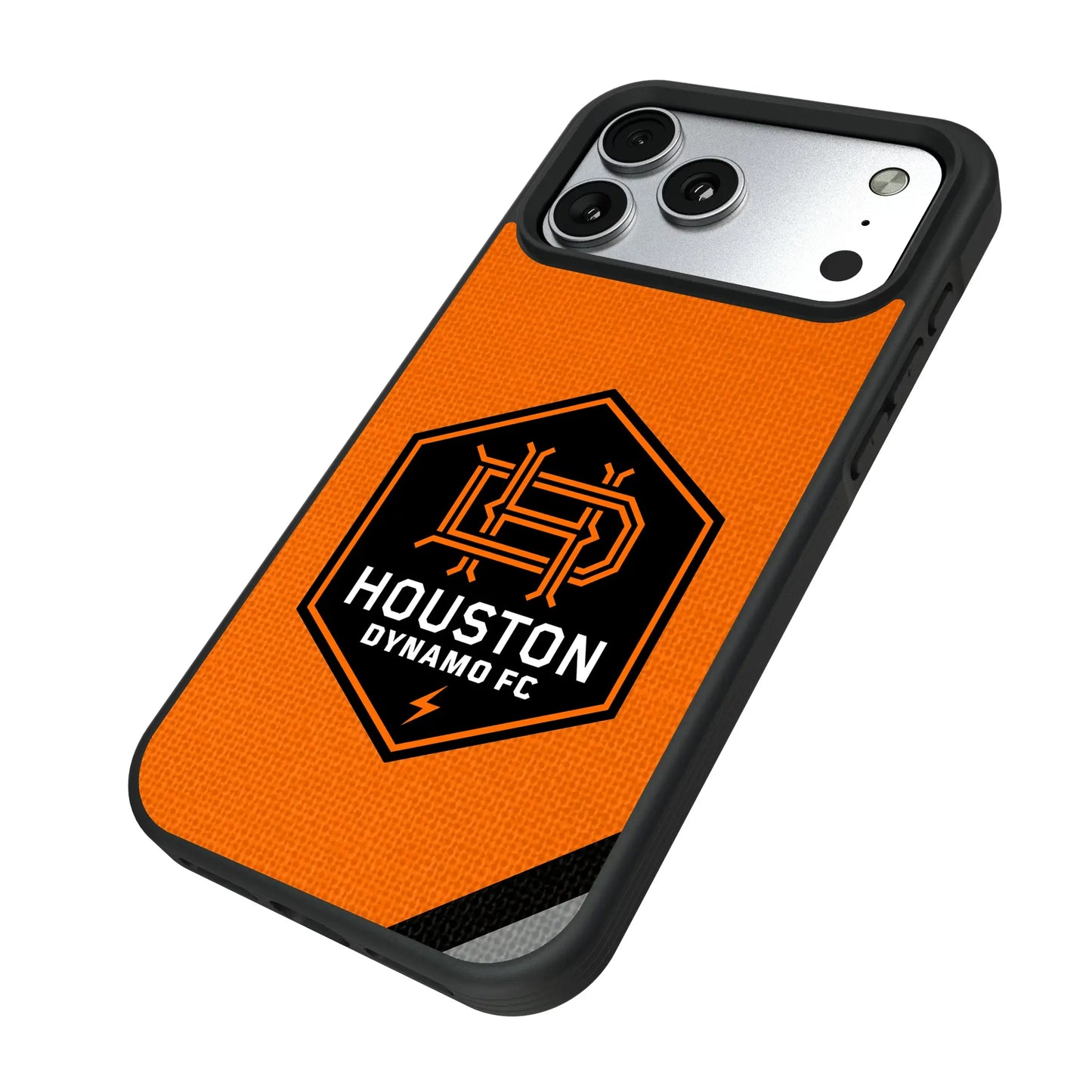 Houston Dynamo Diagonal Stripe Bump Phone Case for Apple iPhone