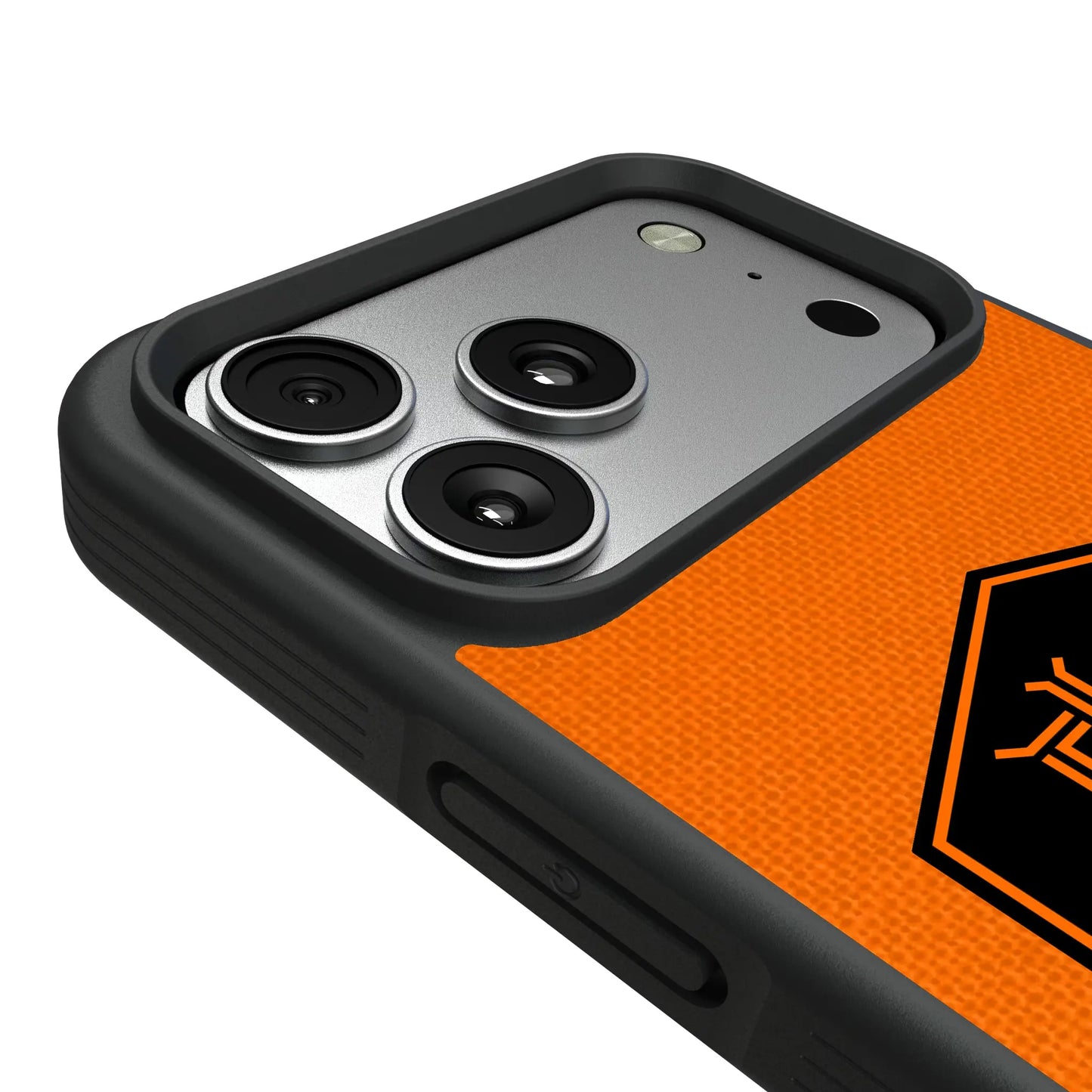 Houston Dynamo Diagonal Stripe Bump Phone Case for Apple iPhone