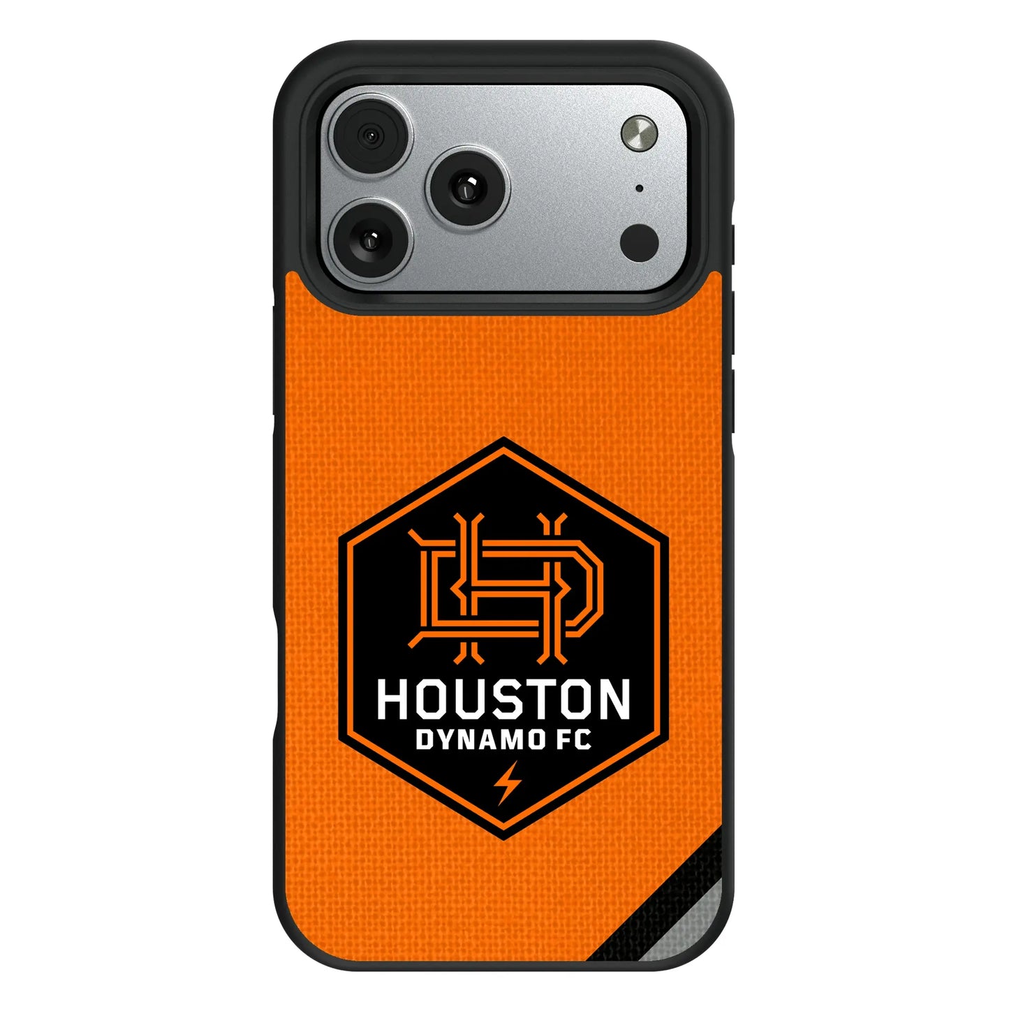 Houston Dynamo Diagonal Stripe Bump Phone Case for Apple iPhone