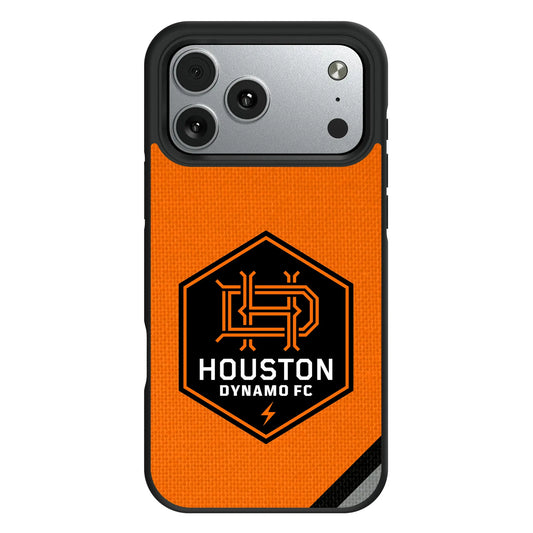 Houston Dynamo Diagonal Stripe Bump Phone Case for Apple iPhone