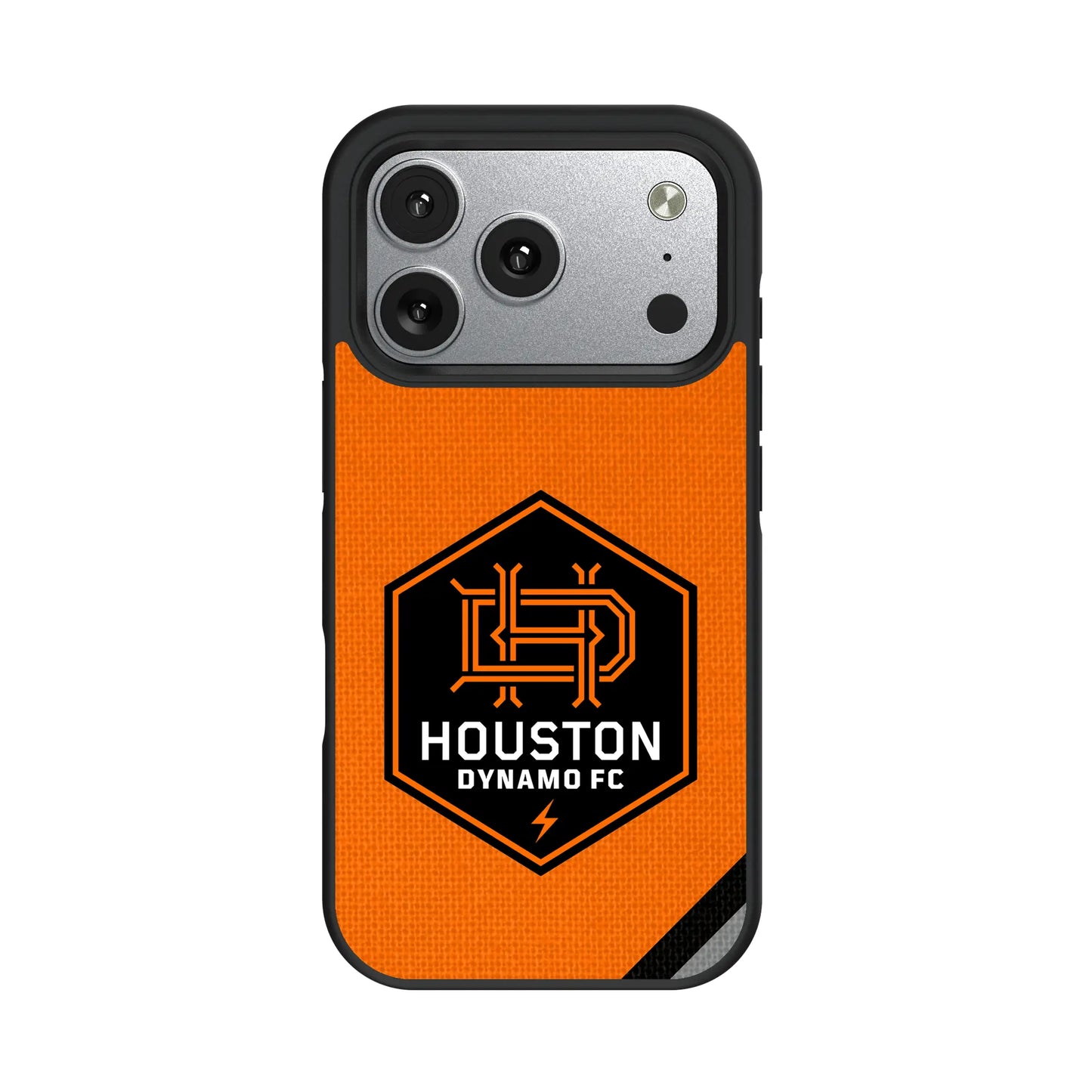Houston Dynamo Diagonal Stripe Bump Phone Case for Apple iPhone