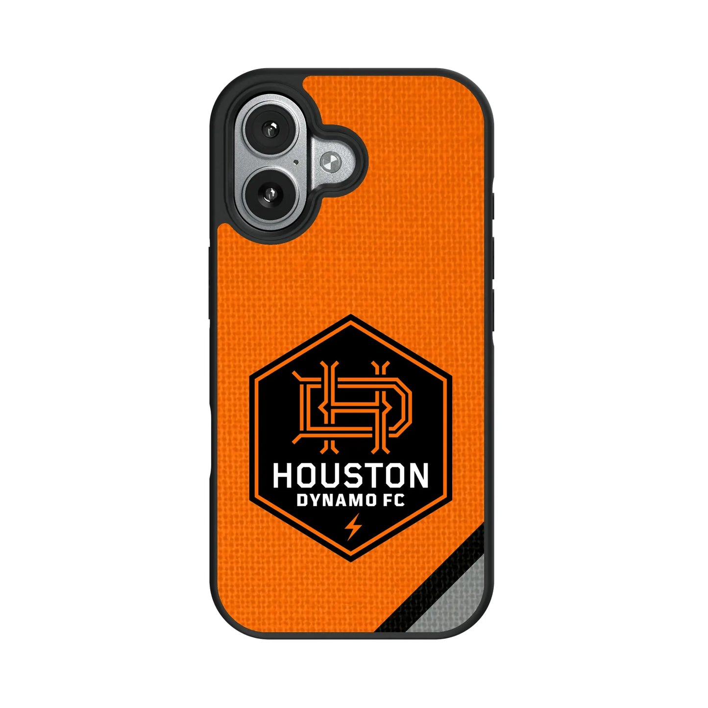 Houston Dynamo Diagonal Stripe Bump Phone Case for Apple iPhone