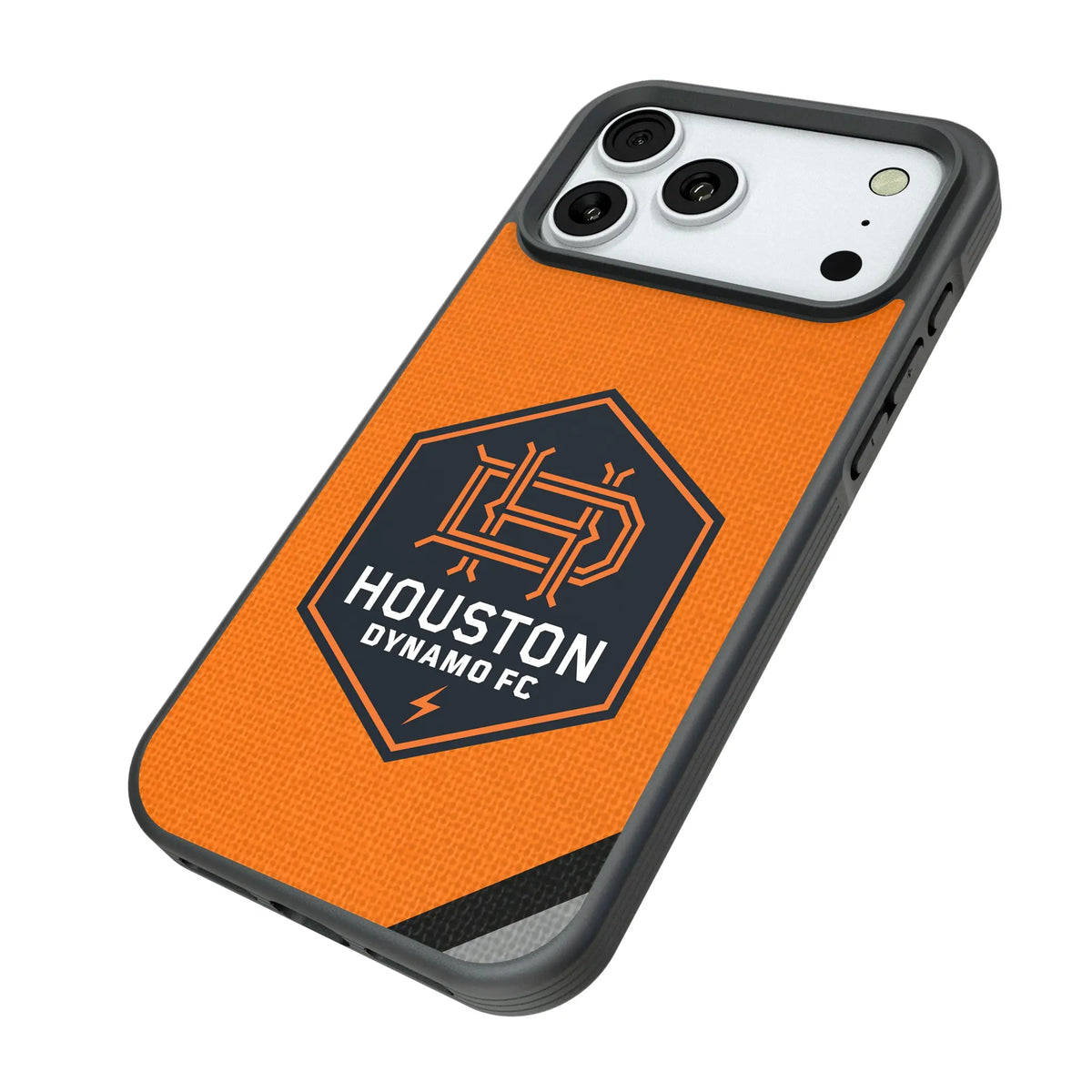 Houston Dynamo Diagonal Stripe Bump Phone Case for Apple iPhone