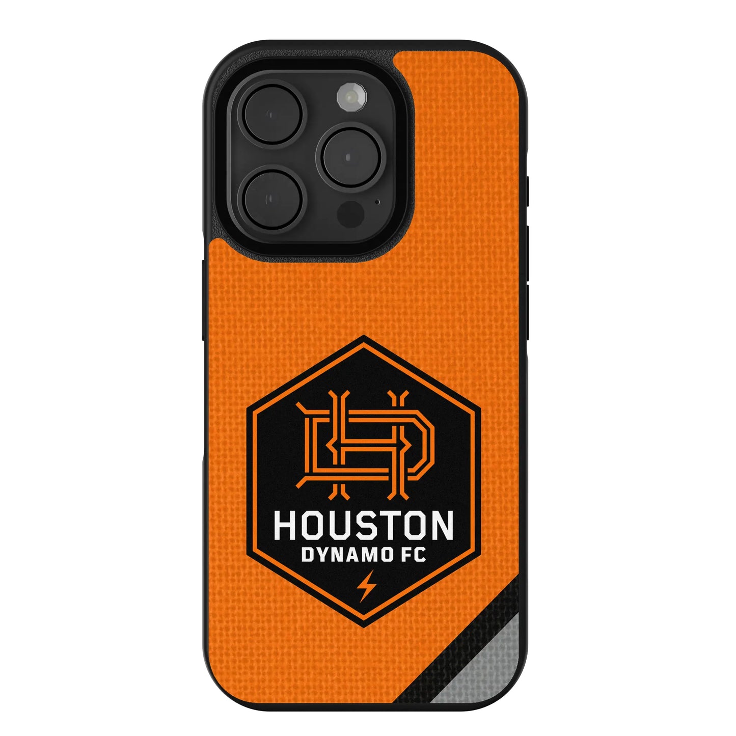 Houston Dynamo Diagonal Stripe Bump Phone Case for Apple iPhone