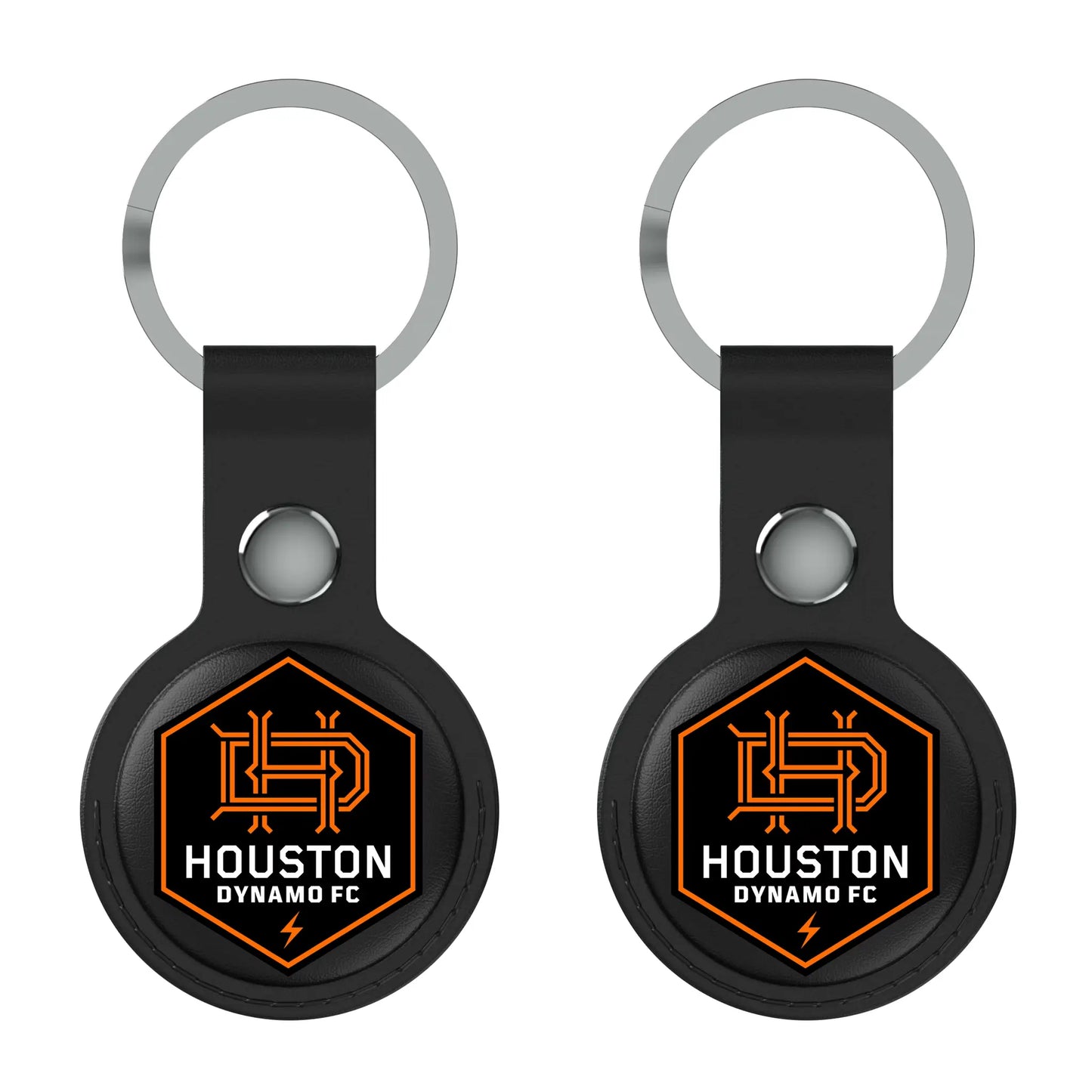 Houston Dynamo Insignia Black Airtag Holder 2-Pack