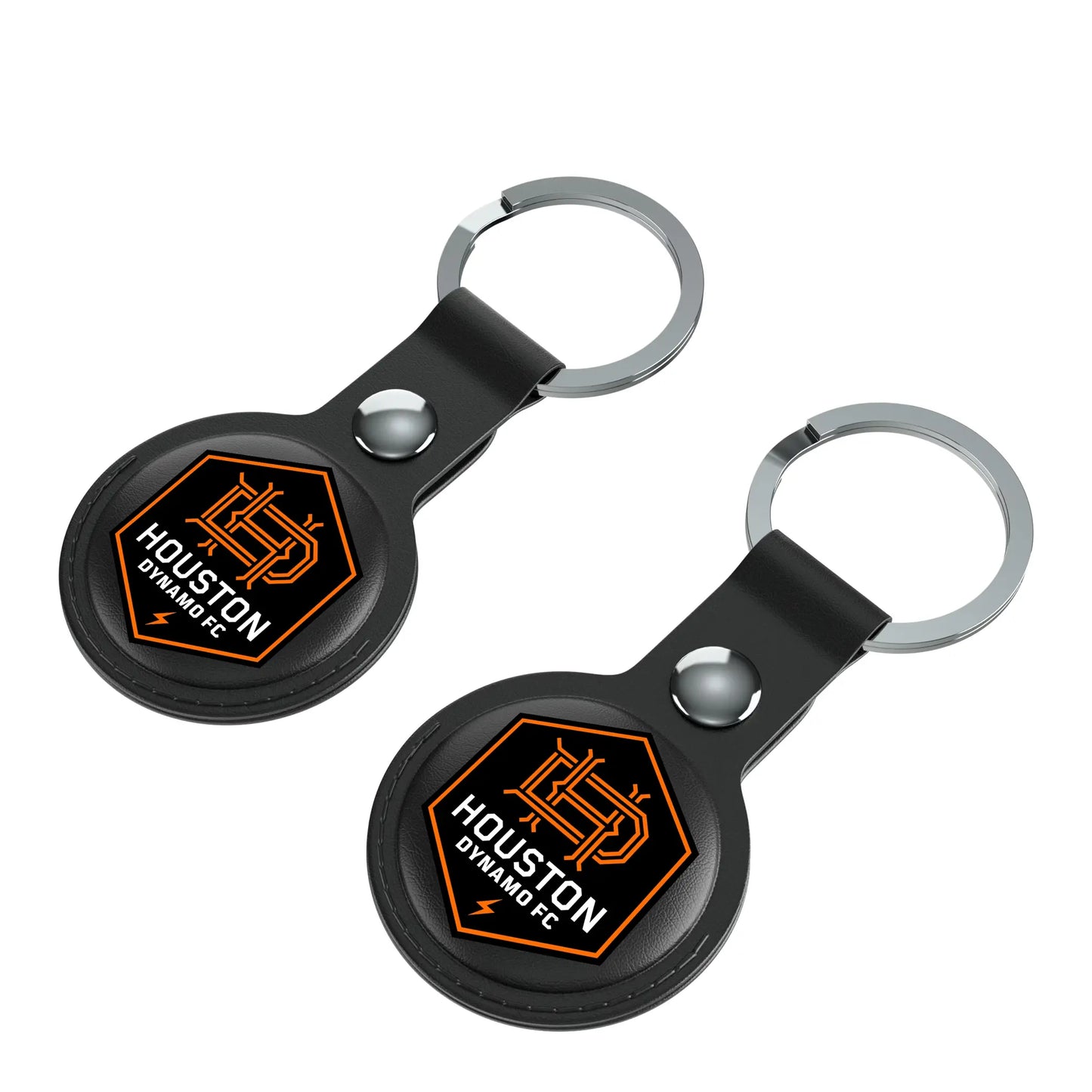 Houston Dynamo Insignia Black Airtag Holder 2-Pack